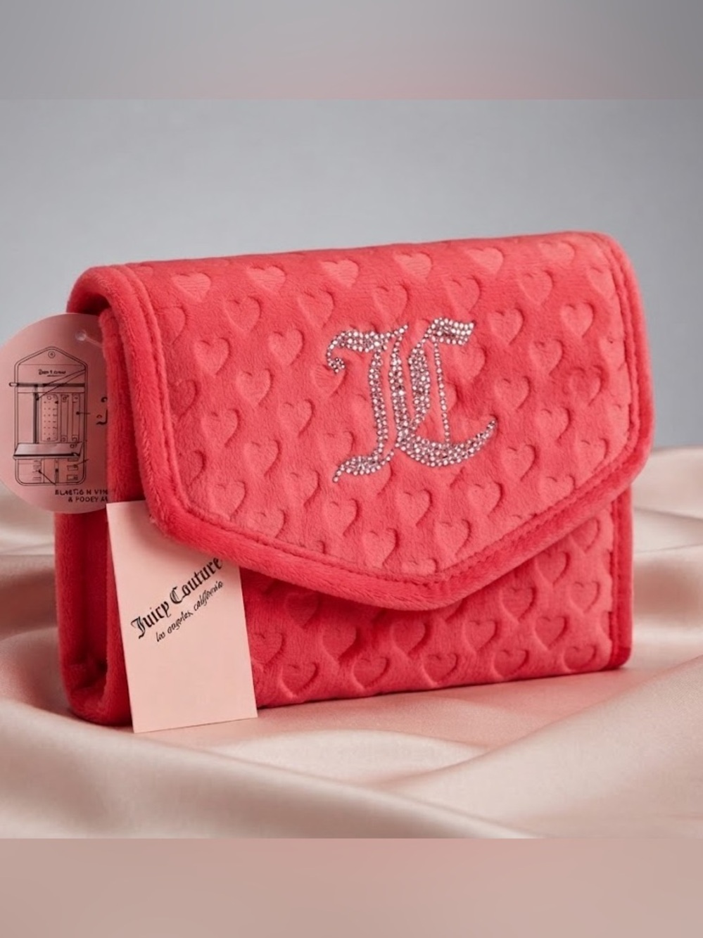 Juicy Couture Pink Folding Makeup Organizer - NWT